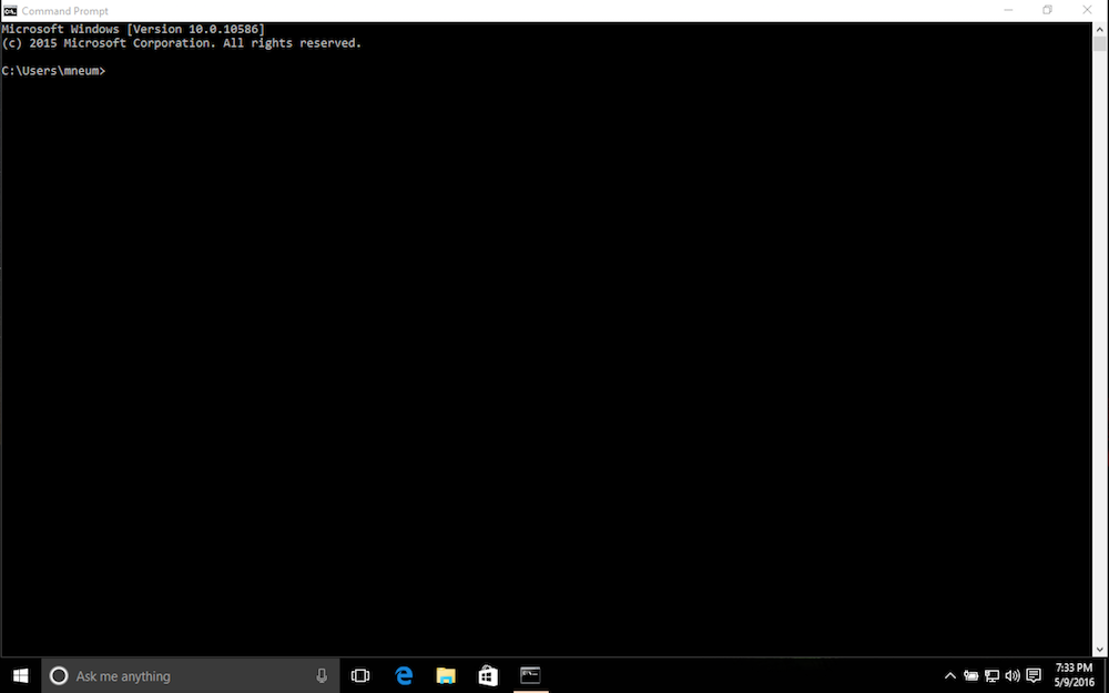 Command Prompt